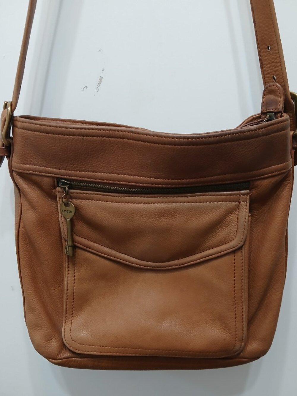 Fossil Leather Mailbag